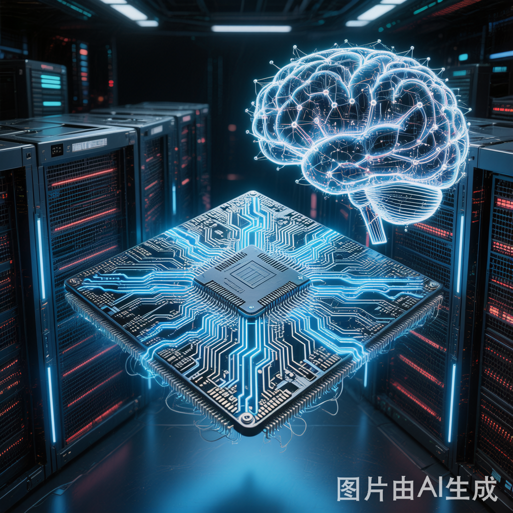 AI芯片神经网络示意图
